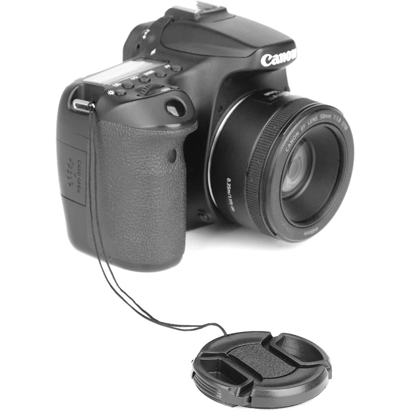 Kamera-Frontlinsenabdeckung mit Anti-Verlust-Hängeband für Canon, Nikon, Sony – Schutzabdeckung gegen Verlust – Detail 6