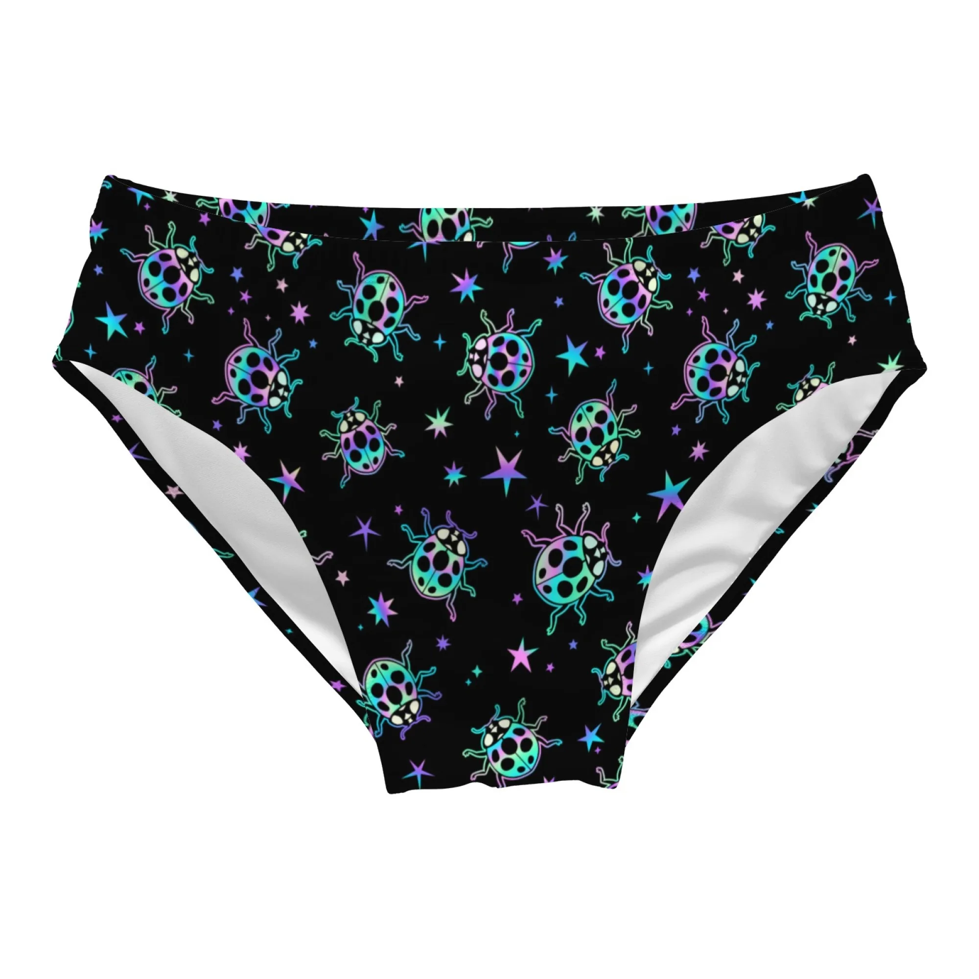 

Gradient Ladybug Men's Swimming Trunks Lightweight Comfortable Sexy Men's Briefs Swimwear Men's Beach Surf Shorts Sexy Bikini