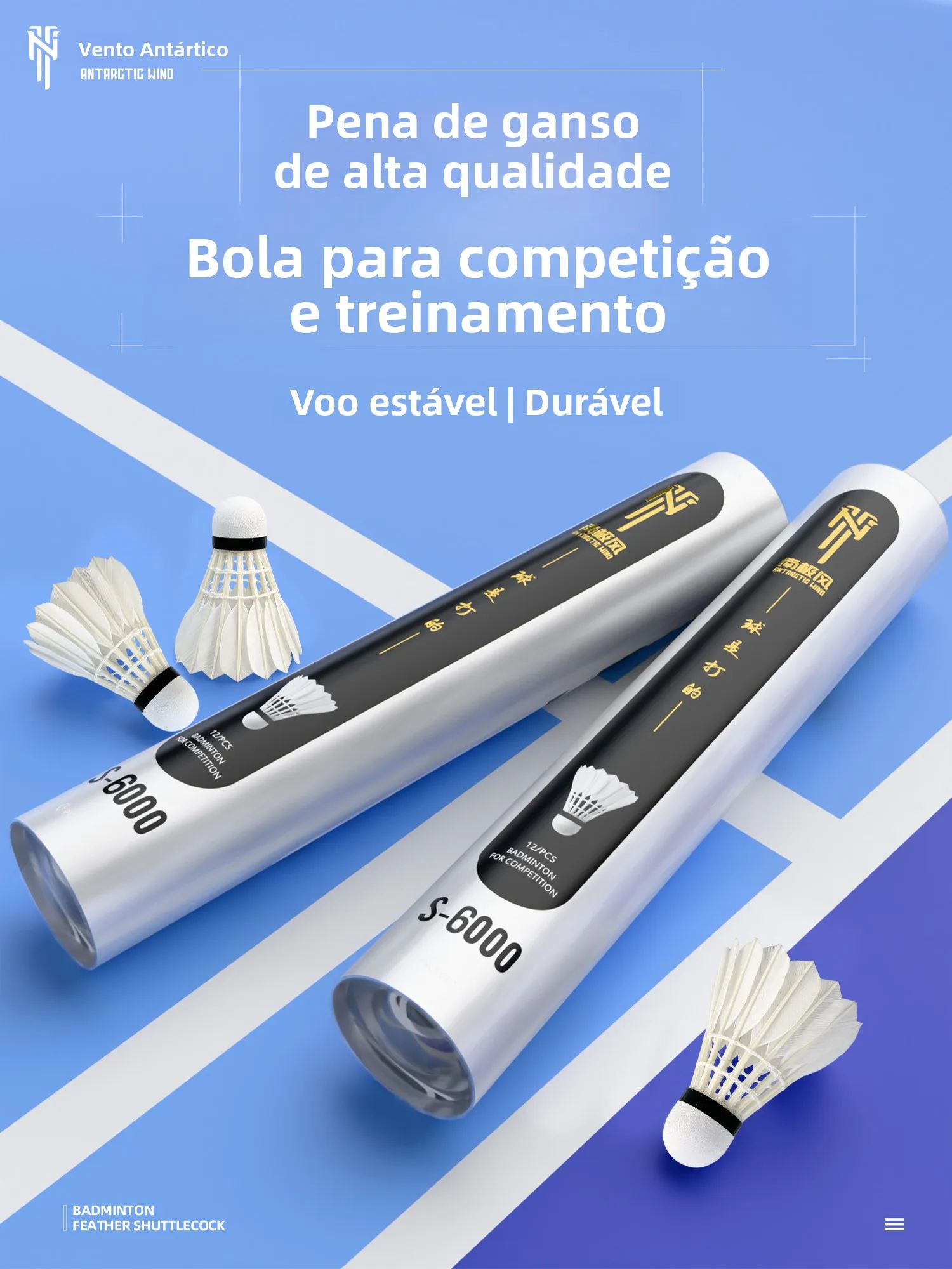 plumas-de-ganso-para-badminton-antarctic-wind-s6000-plumas-de-alta-estabilidad-y-durabilidad-pelota-de-grado-profesional-pa