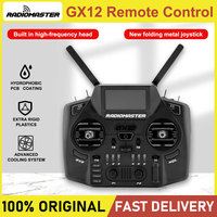 In-stock Radiomaster GX12 1000HZ 3D Digital CNC Hall Gimbal Dual Band Antenna Gemini XROSSBAND EXpressLRS Radio Controller 22 s