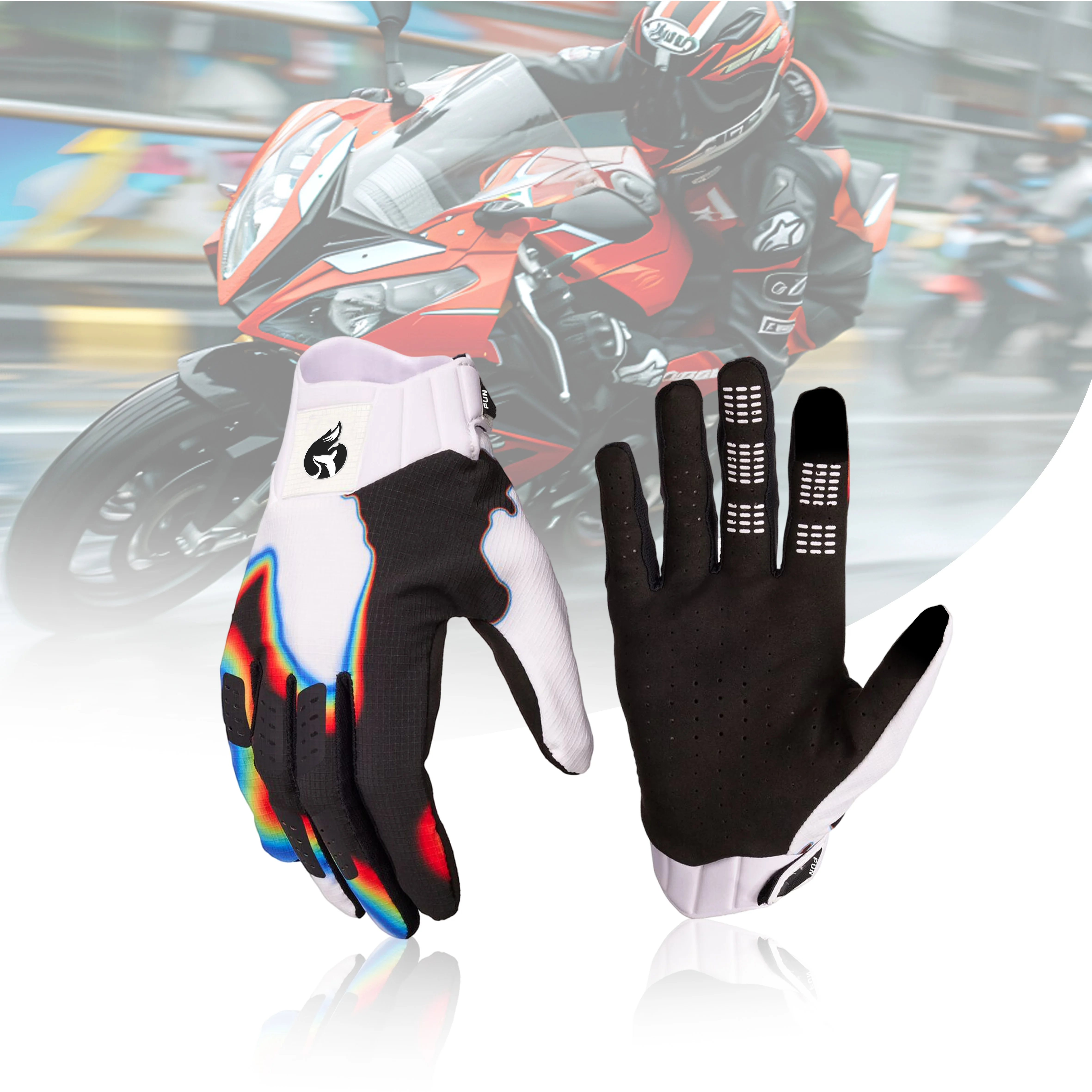 

Off road motorcycle, off-road bicycle, racing gloves, bicycle motorcycle sports gloves