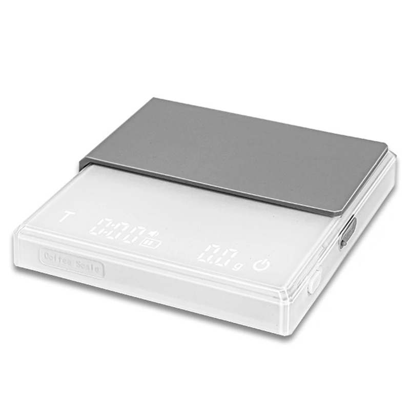 

Hot SV-Personal Electronic Scale For Coffee Household Coffee Scalegram Weight Chronograph Scale Kitchen Scale Waterproof Mini