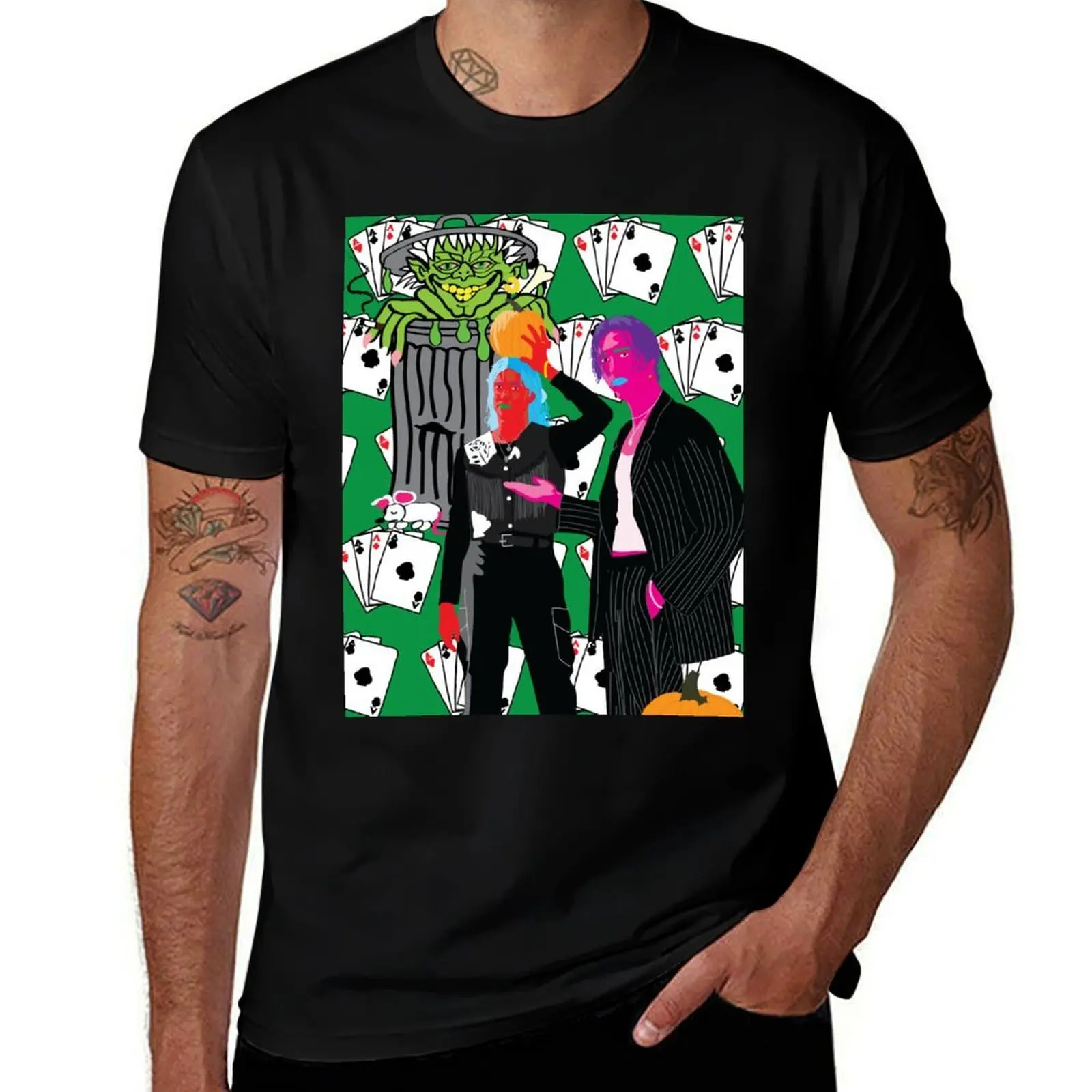 The Garden Band Trash Goblin T-Shirt Utility Casual Work T-Shirt