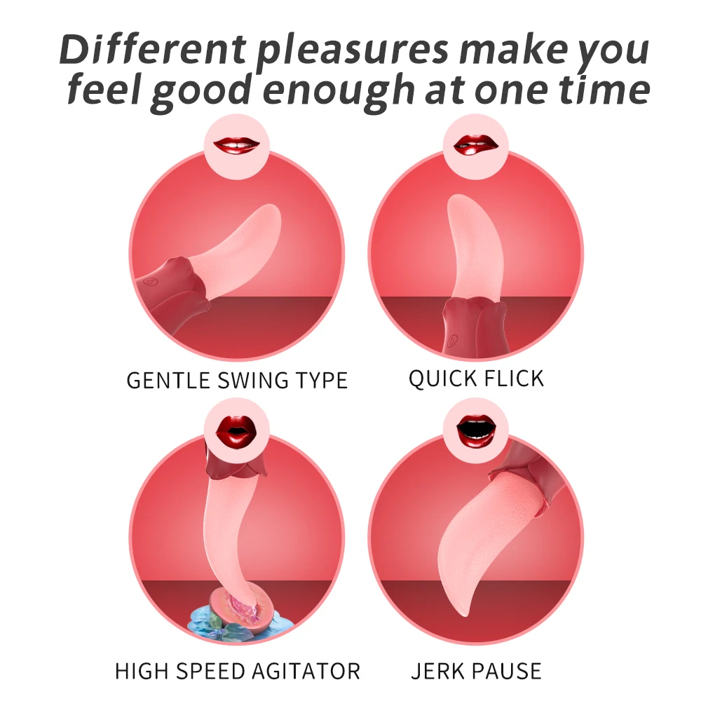 Vibromasseur de léchage de langue, masseur de mamelon, stimulateur vaginal pour Couples et femmes, outil de Masturbation, jouet pour adulte pour un plaisir amélioré 18