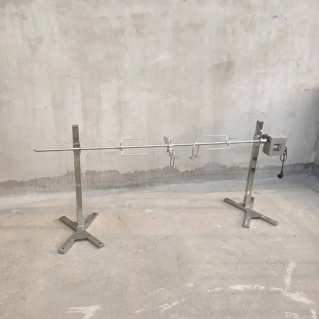 

Вращающаяся стойка для гриля для барбекю с мясными когтями для уличного аргентинского гриля с боковой решеткой Brasero из нержавеющей стали HDS01B