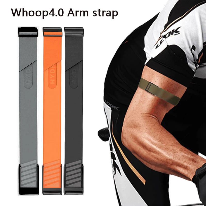 

New version suitable for Whoop 4.0 athlete arm strap, quick drying nylon elastic letter biceps strap