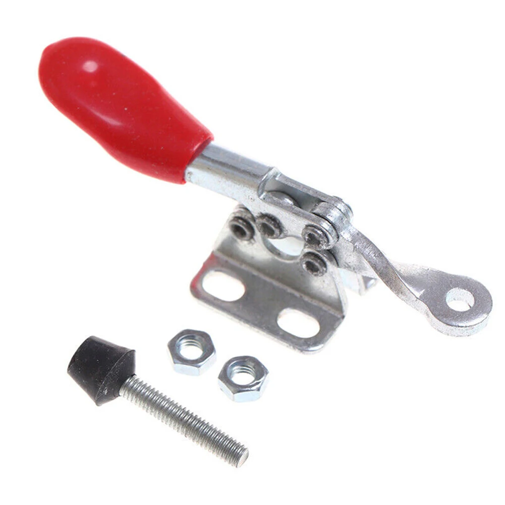 GH-201A Woodwork Lever Clamp Horizontal Hinged Clamp Quick Release Hinged Clamp Set 27KG Vertical Hinged Clamp Hand Clamp Tool