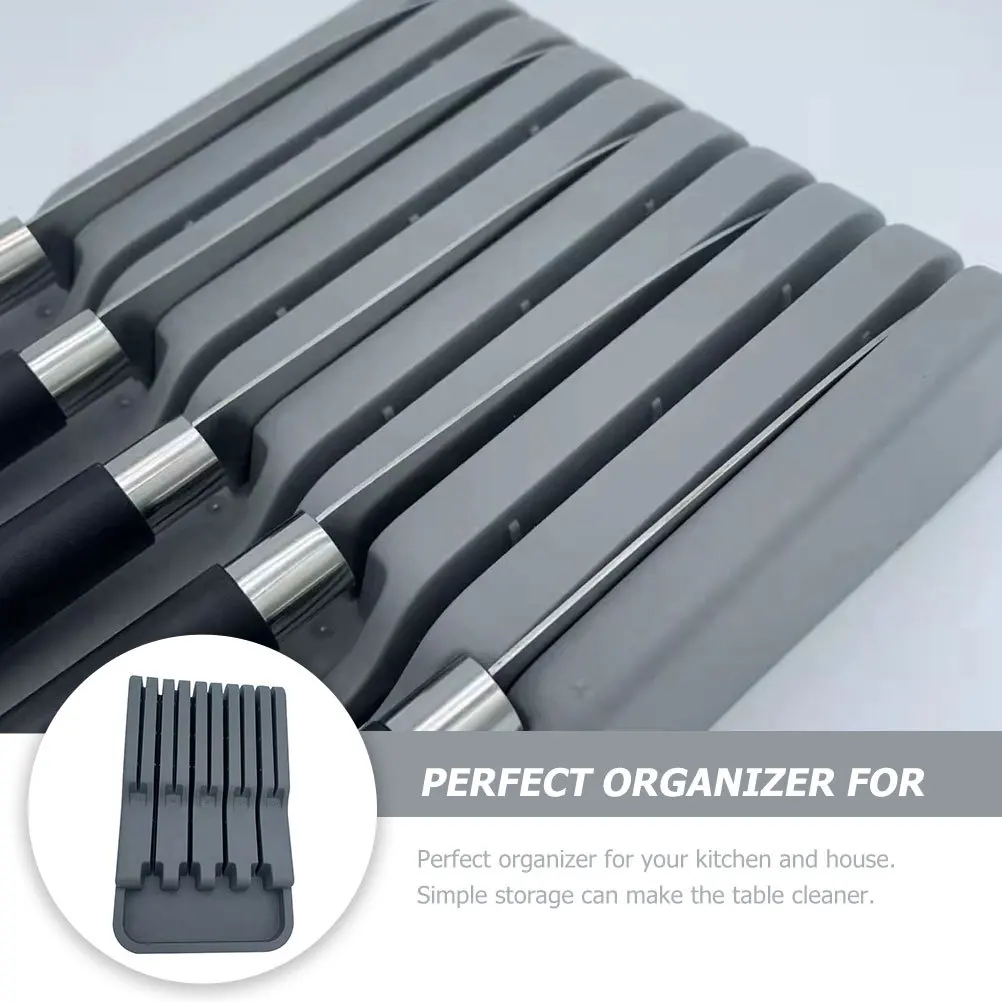 

Пластиковая дренажная полка, бытовой держатель для хранения резаков, кухонный органайзер, многофункциональная подставка для хранения резаков