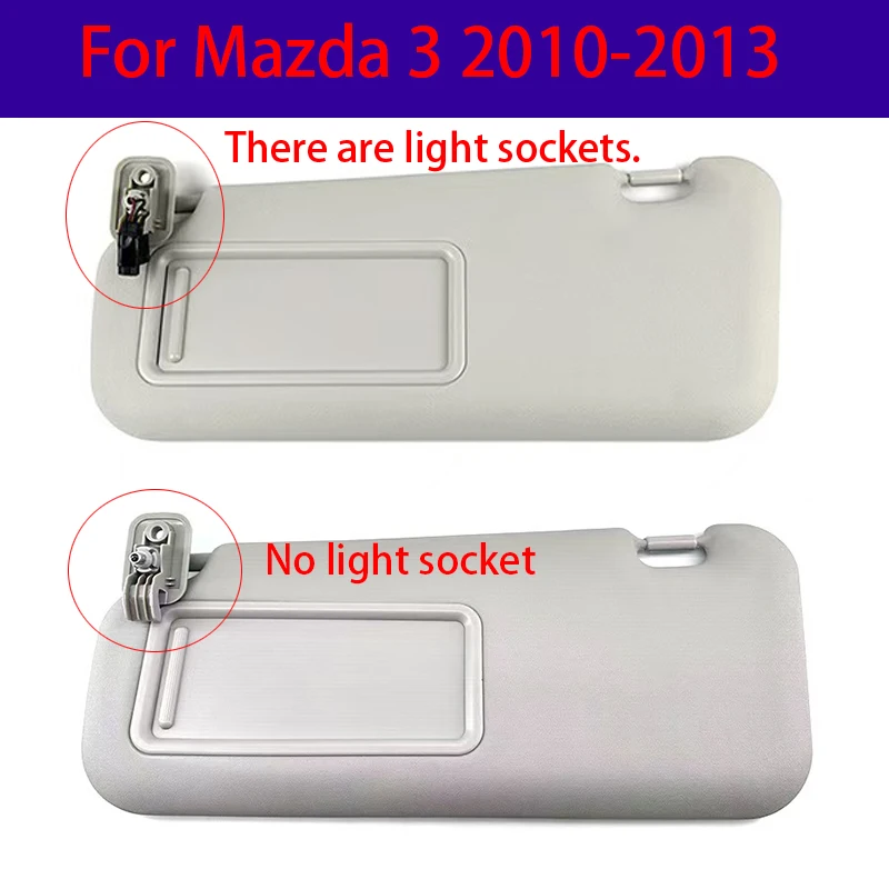 

Car Sun Visor For Mazda 3 2010 2011 2012 2013 Left Driver Right Passenger Front Sunshade Panel With Light Sun Shade Without Lamp