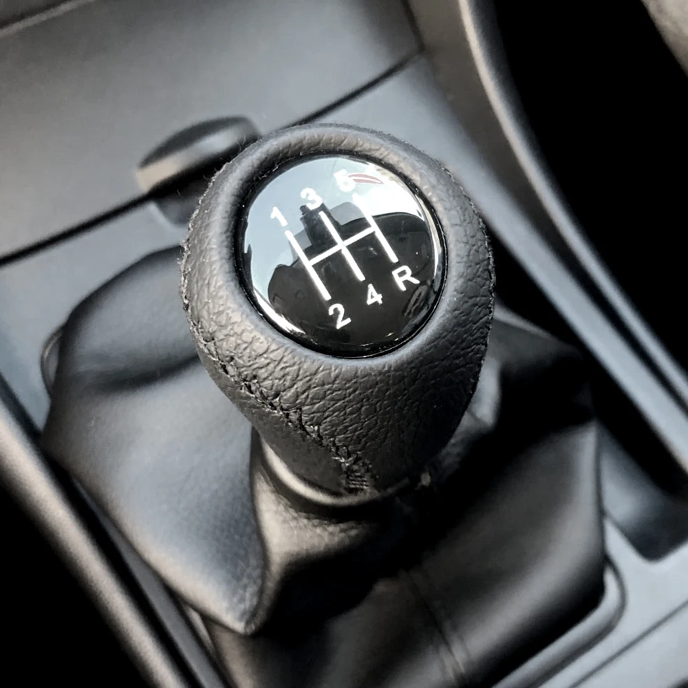 الجلود 5/6-Speed والعتاد التحول المقبض لمازدا 3 BK BL 5 CR CW 6 II GH CX-7 ER MX-5 NC III 23 MT الجلود شيفتر رافعة الذراع كرة الرأس