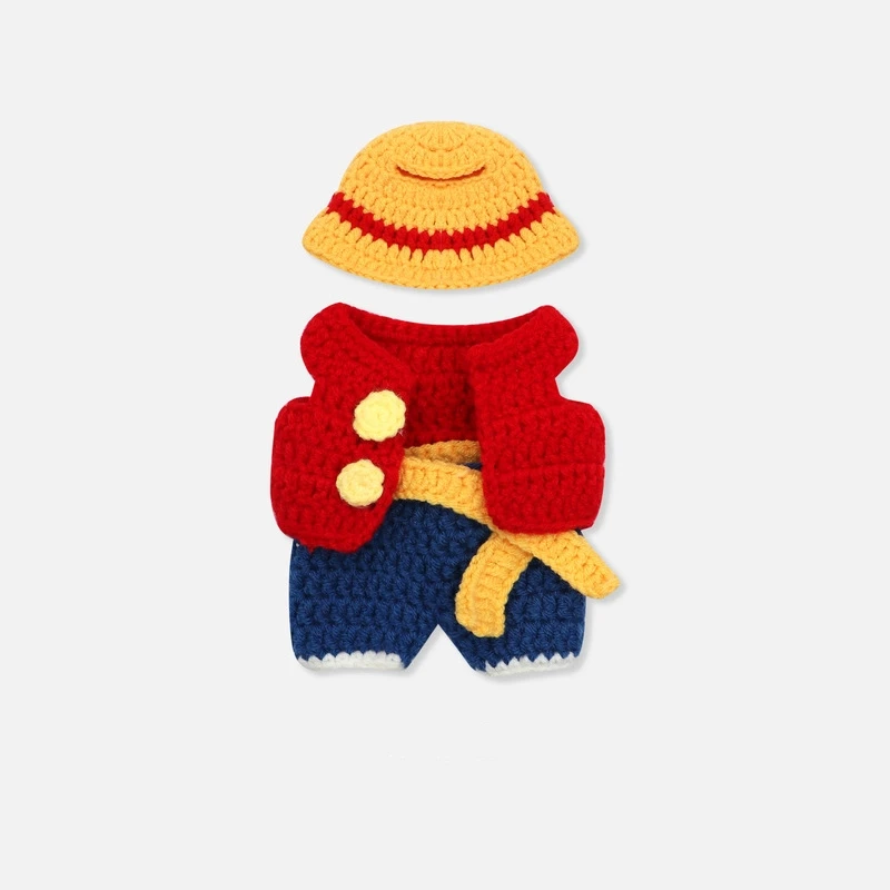 Convient pour 17 cm Ropa Labuv1 V2 V3 ensemble de vêtements de poupée au Crochet fait à la main mignon même Style Anime accessoires ensemble de vêtements de vacances