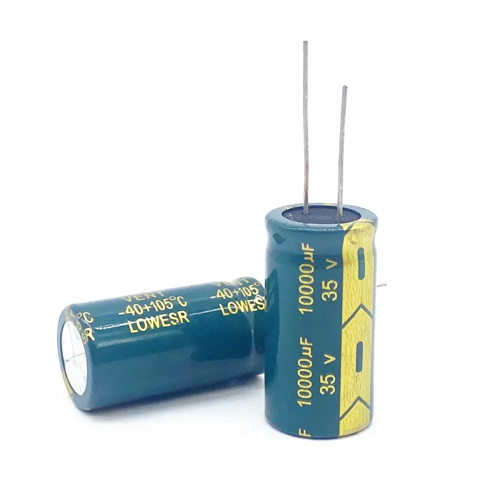 5pcs 35v10000uf volume 18x35mm 10000uf 35V aluminum electrolytic capacitors 20%