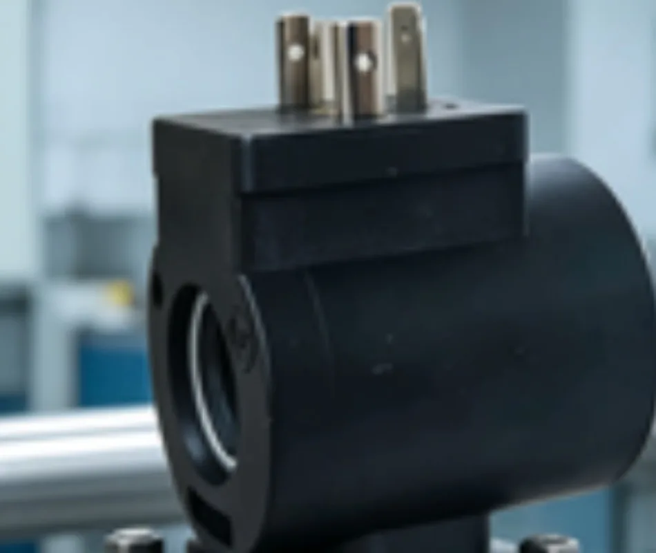 Industrial Hydraulic System Solenoid Coil, 24VDC Electromagnetic Replacement Coil for Hydraulic Valve Maintenance