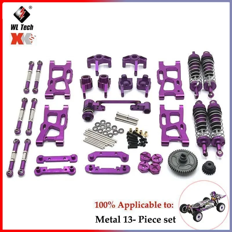 WLtoys 124019 124017 124019 RC coches repuestos originales brazo oscilante asiento C Motor inferior caja de cambios diferencial amortiguadores neumático