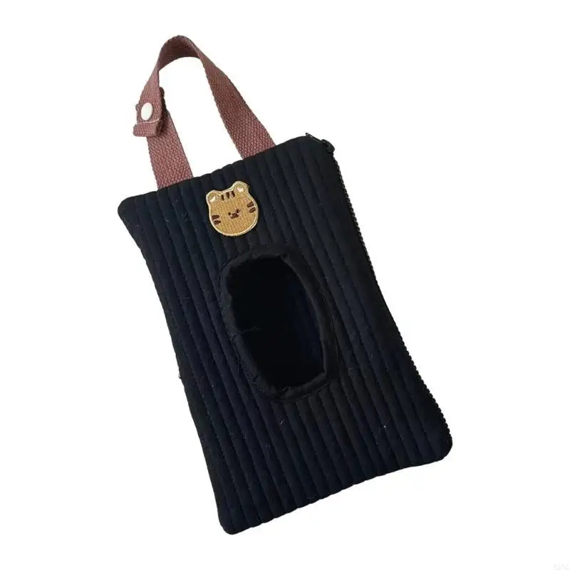 A5YC Convenient Stroller Paper Holder Storage Bag Stylish Tissue Box for Busy Parents