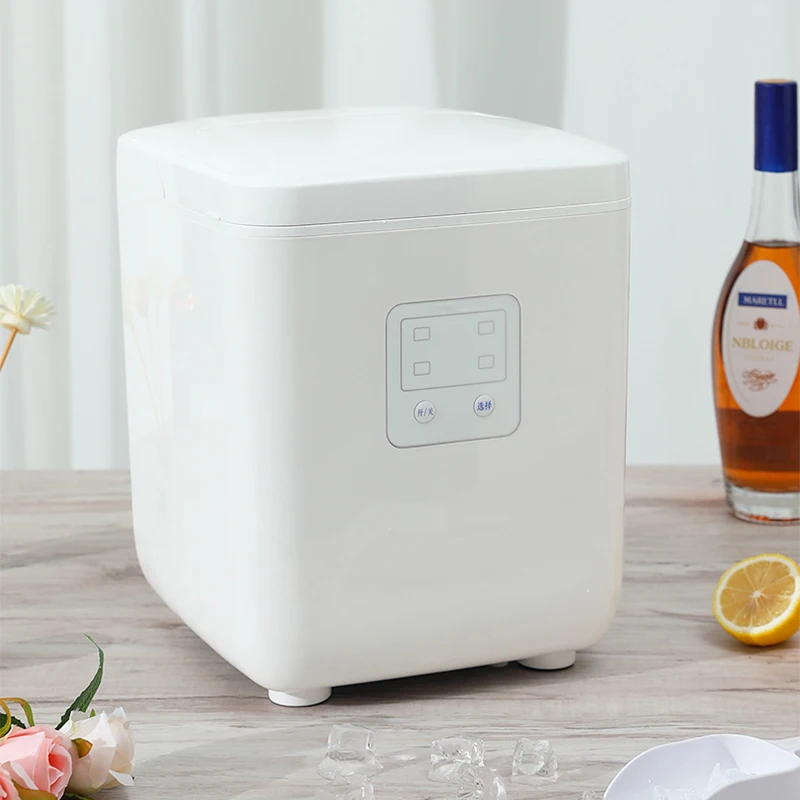 DBJ-10A à la maison mini petit fabricant de crème glacée eau précieuse 15 1948/jour rond production de glace automatique rine machine à glace 220V