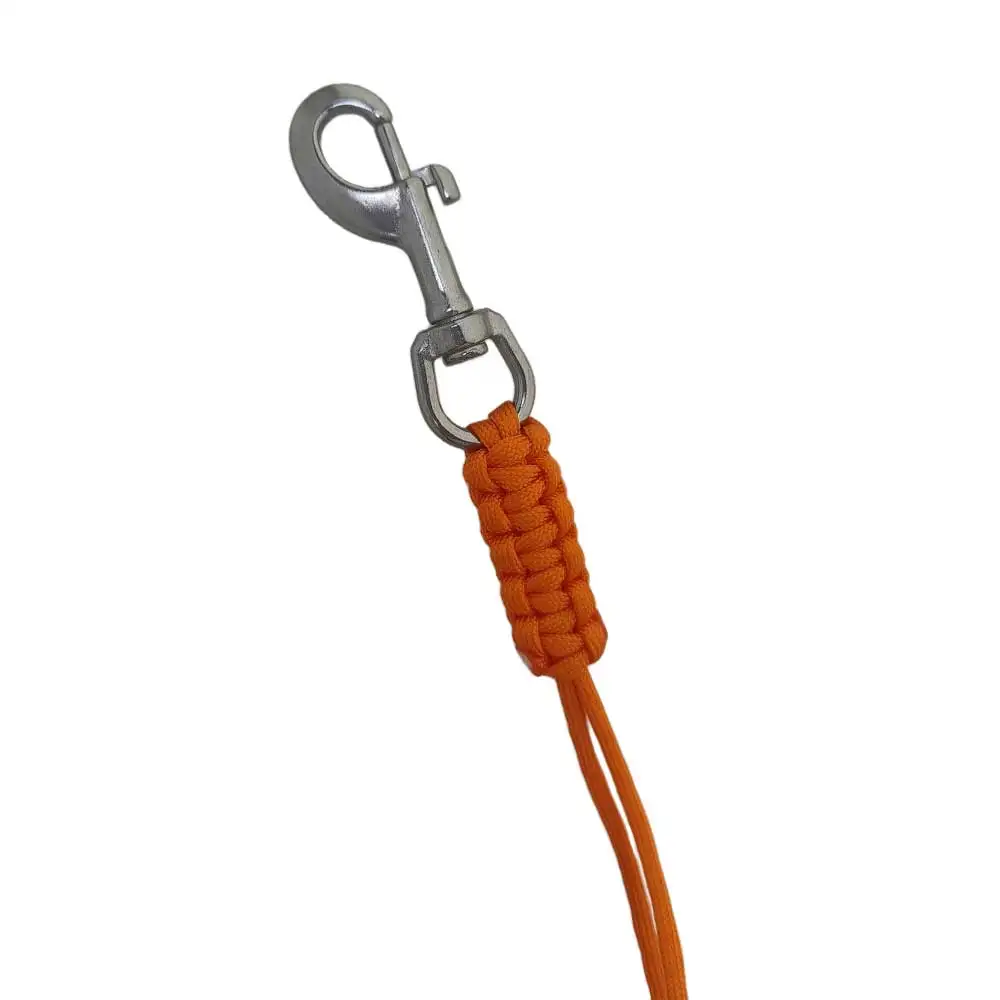 316 Edelstahl Tauch-Schwenkhaken Sicherheitsleine für Tauchgeräte BCD Anti-Verlust-Seil für Taschenlampe Kamera SMB Halterung – Detail 5