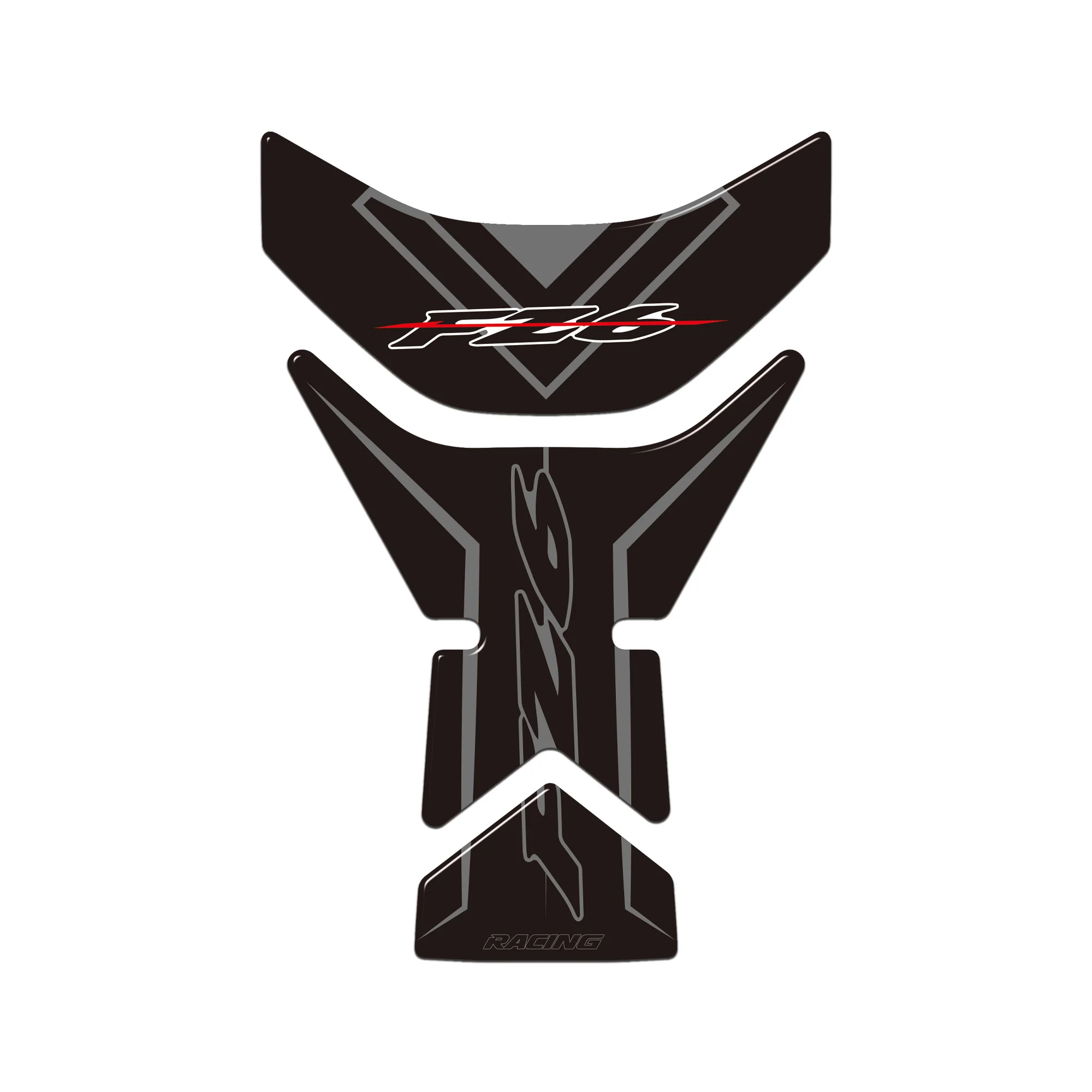 3D Resin Tank Stickers for Motorbikes Compatible with FZ6