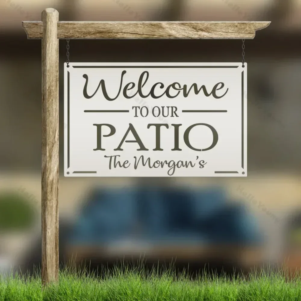 Personalized Outdoor Sign 