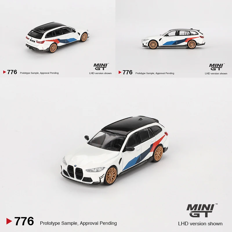 MINIGT 1/64 BMW M3 M Performance Touring Alpine White MGT00776-MJ Cars Alloy Diecast Metal Model Kids Xmas Gift Toys for Boys