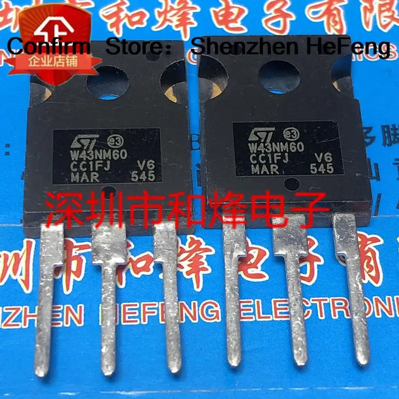 5PCS-10PCS W43NM60 STW43NM60  TO-247 650V 35A   NEW AND ORIGINAL Fast Shipping Quality