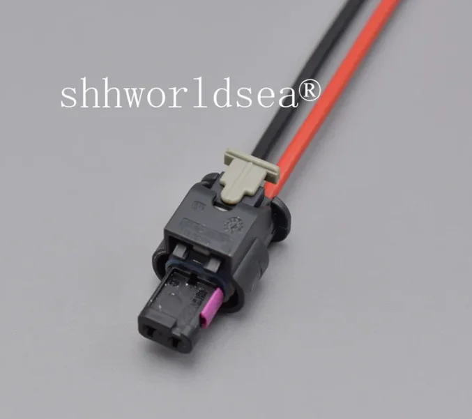 

50PCS Auto Fuel Injector Connector Wires Waterproof Impact Sensor Plugs 0-2112986-1 1-1718643-1 For VW Audi 4F0973702