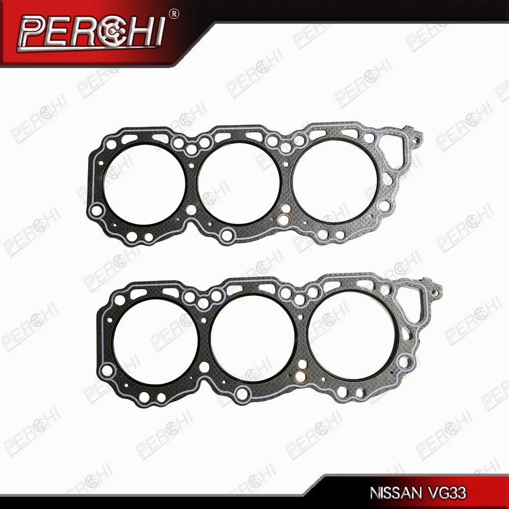 

2PCS for NISSAN INFINITI QX4 3.3 PATHFINDER II (R50) 3.3 V6 1997-2004 VG33 VG33E Engine Cylinder Head Gasket 110440W000