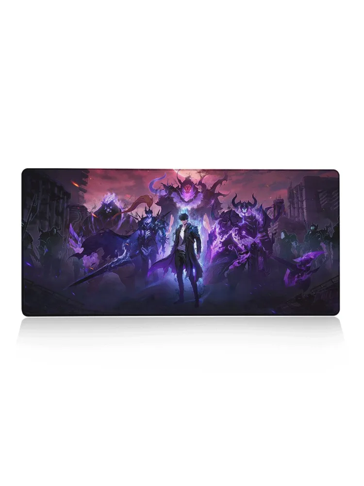 Podkładka pod mysz Anime Solo Leveling Lager Computer PC Gamer Lock Edge Antypoślizgowa podkładka pod mysz do biurka i biura XXL Keyboard Protect TablePad — zdjęcie produktu 7