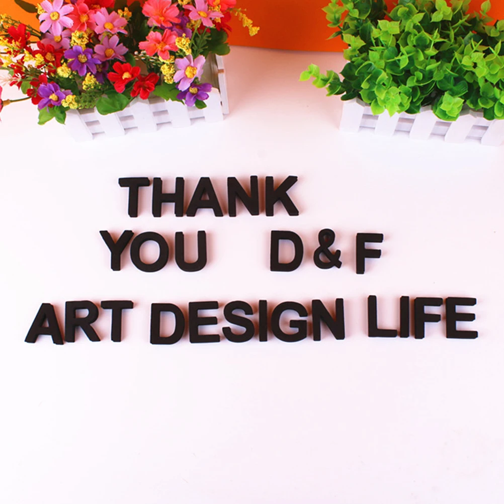 

124 Pcs Letter Stickers Practical Fridge Creative Decoration Early Educational Tools