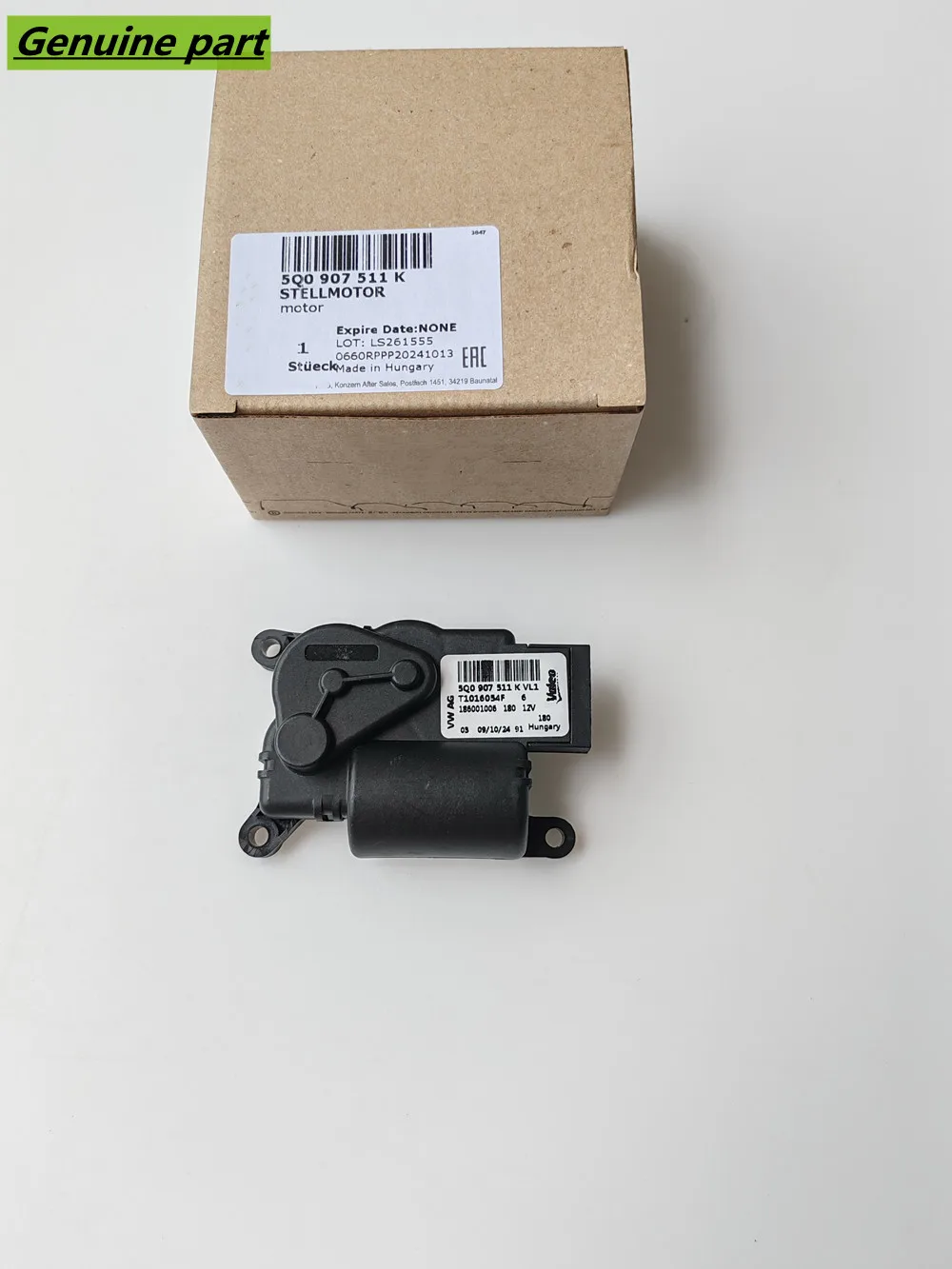 

Genuine OEM 5Q0907511K 5 pins HVAC Heater Flap Actuator Motor for VW Volkswagen Golf 2017-2019 Audi A4 # 94187372 H604-6005