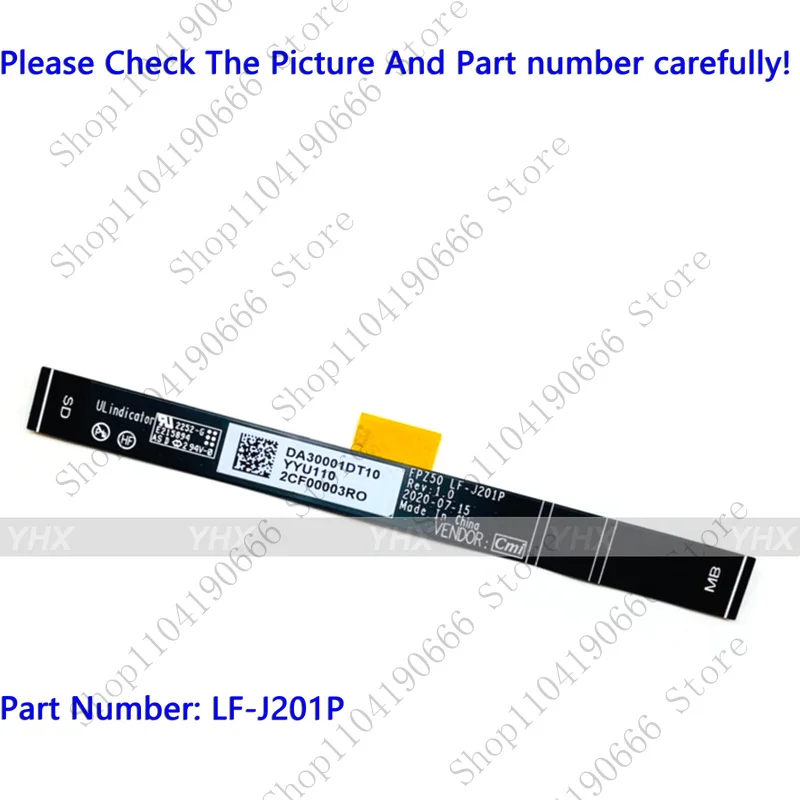 

bd New LF-J201P DA30001DT10 For HP ZBook Fury 15 G7 G8 SD Card Cable Line Connector.
