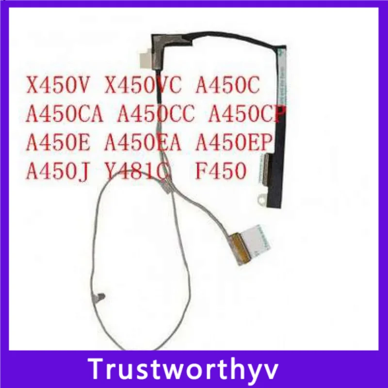 P/N DD0XJALC020 Video Flex Screen LVDS LED LCD Cable for Asus X450 X450C X450V X450VC A450 A450C x452