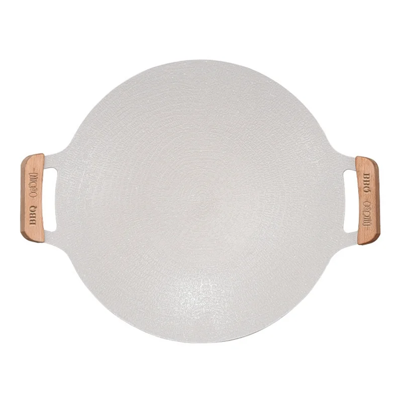 

ABKD BBQ Grill Nonstick Griddle Pan, Binaural Design, Ideal For Outdoor Cooking, Enhanced Heat Distribution