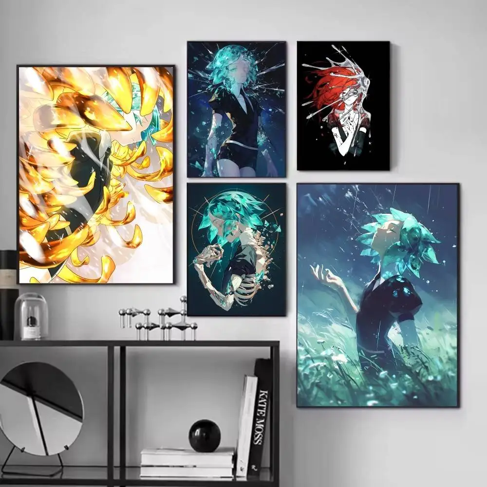 1PC Anime L-Land Of The L-Lustrous Posters Fancy Wall Sticker for Living Room Bar Decoration Wall Decor