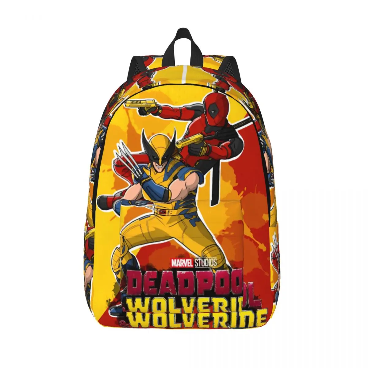 

Deadpool & Wolverine Poster Backpack Men Women Student Business Daypack Cartoon Anime Laptop Computer Canvas Bags Lightweight