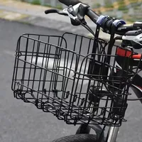 Mountain Bike Folding Hanging Basket Bicycle Basket Basket Front and Rear Hanging Bold Side Trailer