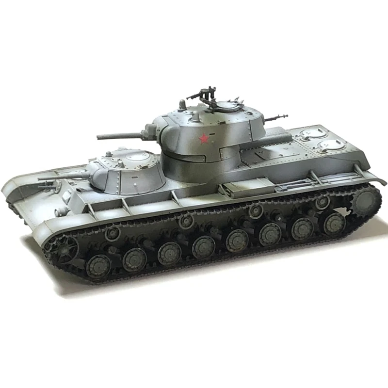 

5M Soviet SMK Double Turret Heavy Tank 1/72 Scale Finished Military Model Diecast Toy Collectible Boys Toys