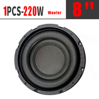 8-inch High Power Subwoofer Easy to Install Deep 4ohm Bass Automotive Woofer Speaker Modification