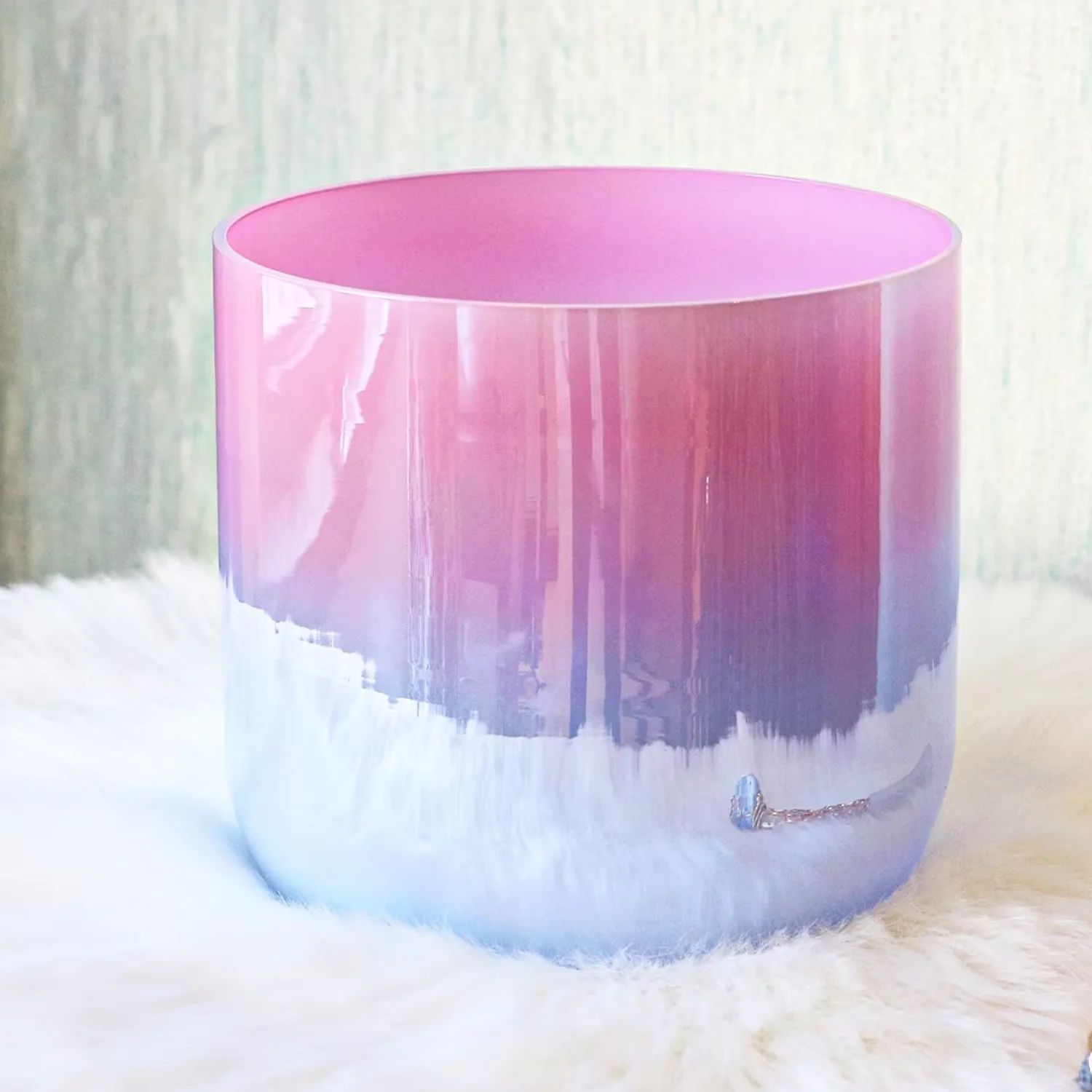 STAR LINKUP Crystal Soul High Quality Thickened Pink Blue Gradient Alchemy Crystal Bowl Singing