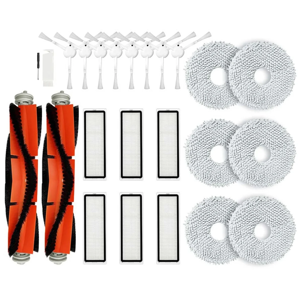 

A14G-для робота-пылесоса S10 +/S10 Plus, основная боковая щетка, ткань для швабры, сменный фильтр Hepa, запасные части