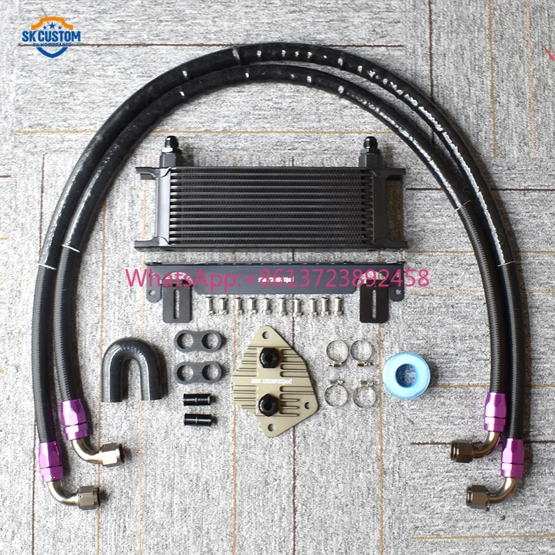 Aluminum Transmission Oil Cooler Kit for Ma-zda 3 CX5 Mazd-a 6 CX3 XC8 Gearbox 2015 to 2021
