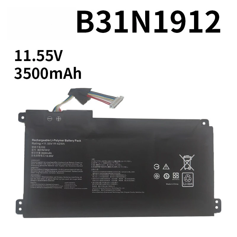 B31N1912 C31N1912 Replacement Laptop Battery For ASUS VivoBook E410M E410MA E510M E510MA L410M L410MA F414MA  Li-po Battery