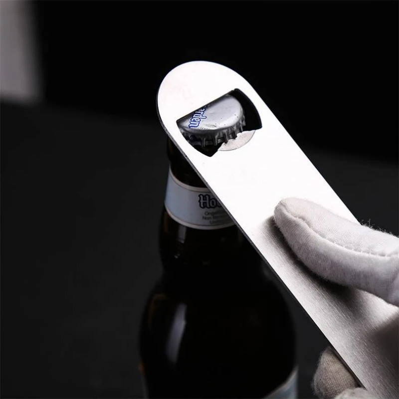 

1PC Multifunction Bottle Opener Large Stainless Steel Flat Bottle Opener BarTool Bar Beer Wine Openers