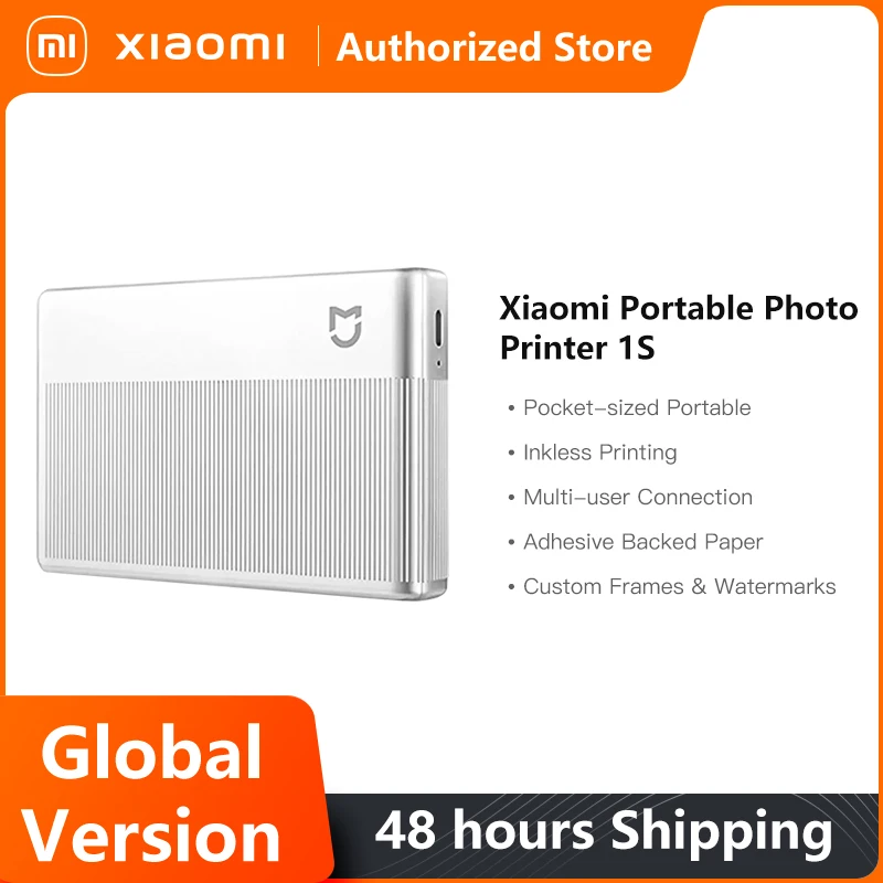 Xiaomi Mijia Taschenfotodrucker 1S AR-Fotodruck Mehrere Farben Tasche tragbar leicht tragbar Gemeinsamer Druck NEU