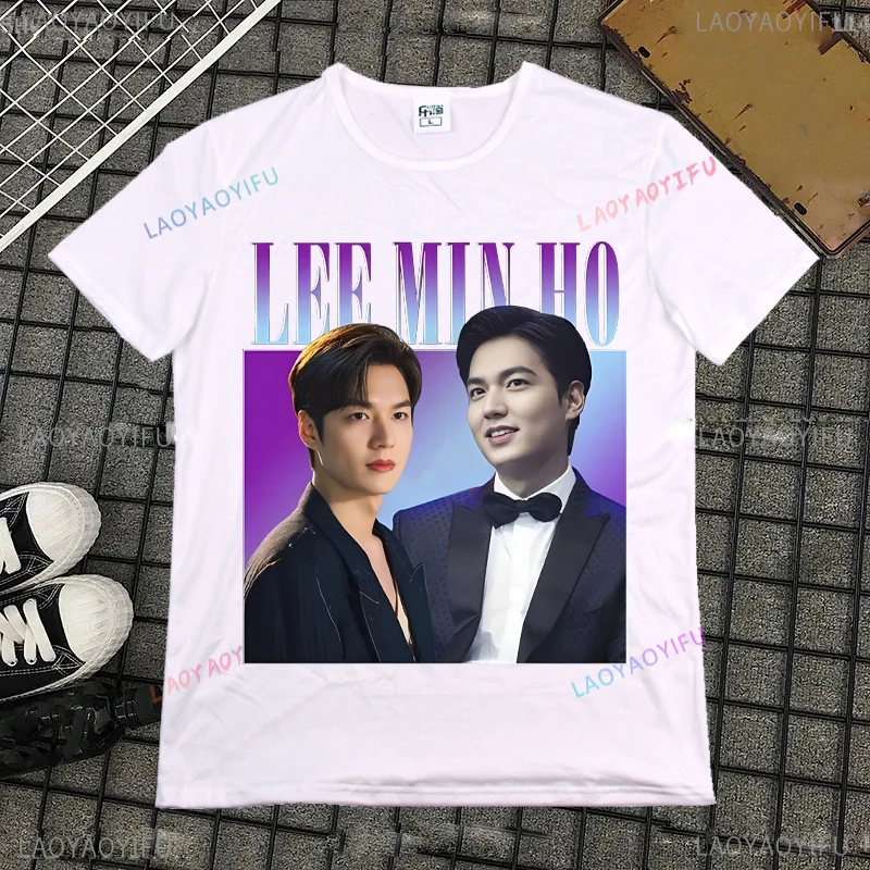 LEE MIN HO HOMAGE TEE Streetwear Men t shirt Women