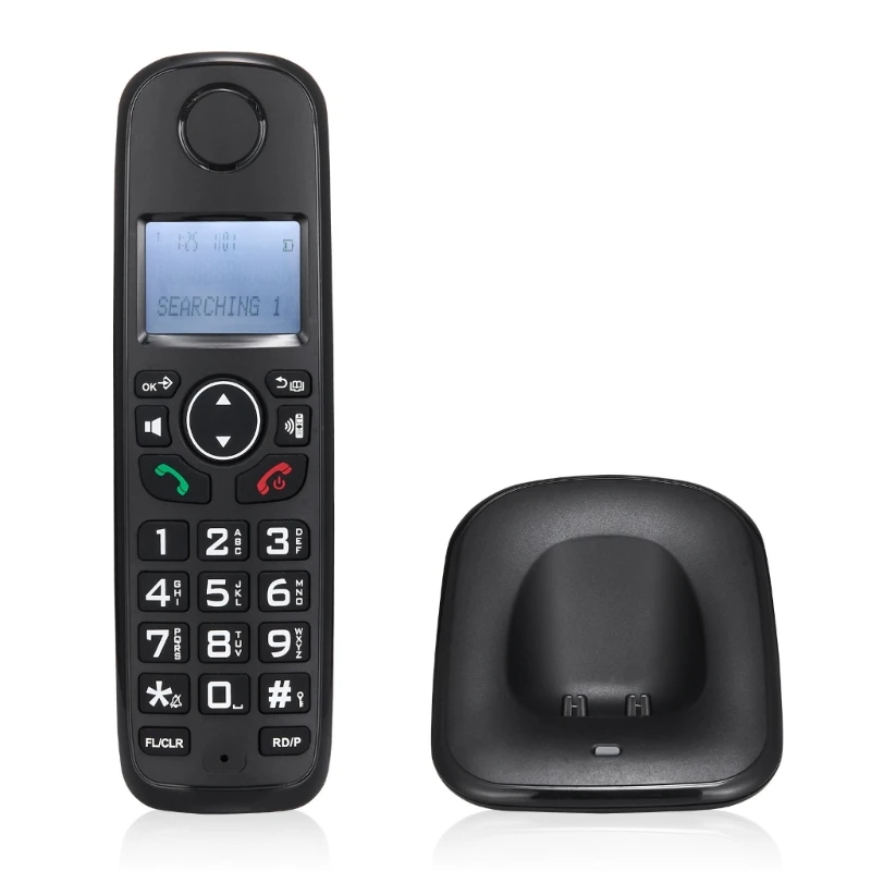 Coreless Telephone With Multi Languages Caller Display Handfree Backlit Phone Handsfree For Home Office Desktop D1001