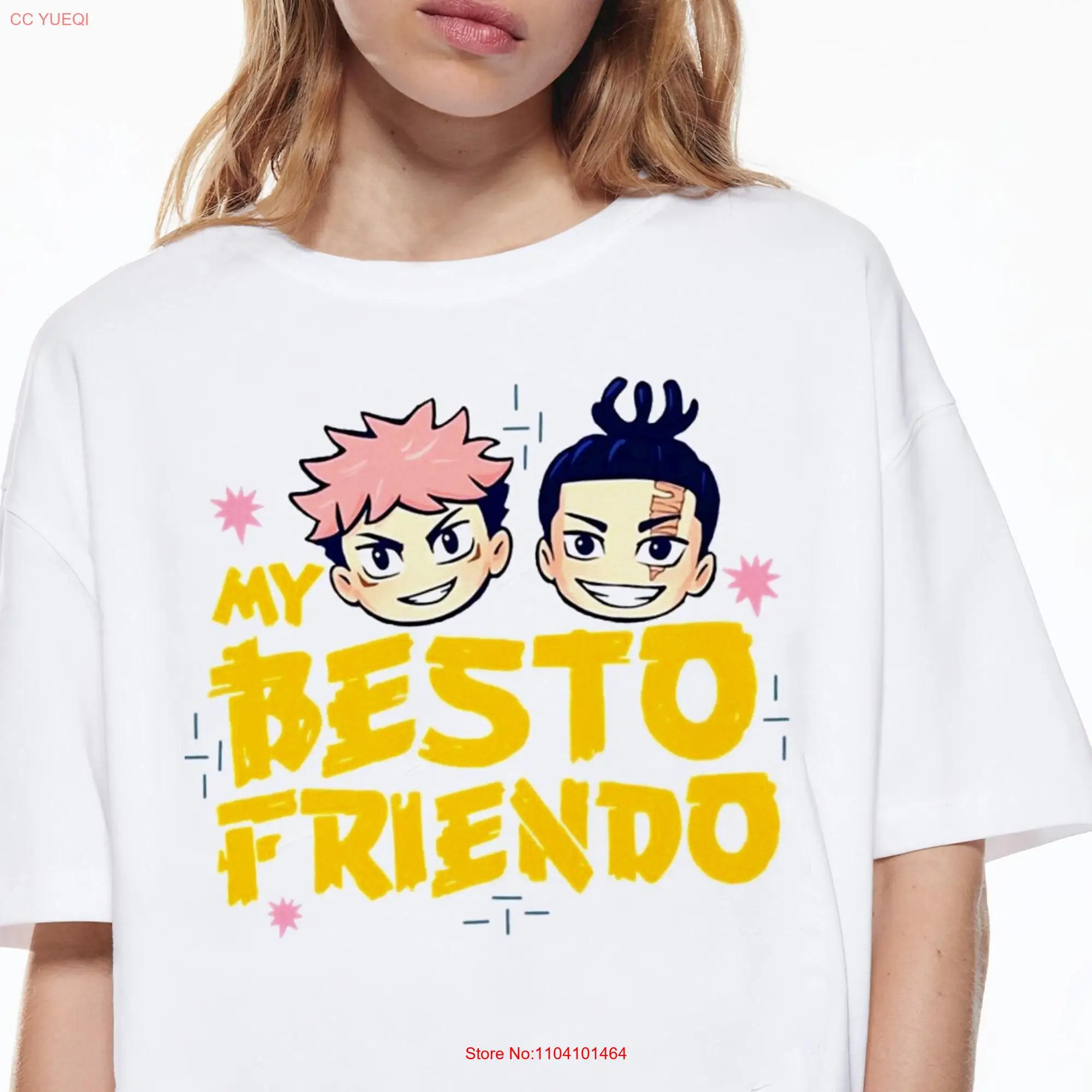 My Besto Friendo Todo x Yuji T Shirt Itadori Yuuji Toudou Aoi Manga Anime Lover long or short sleeves