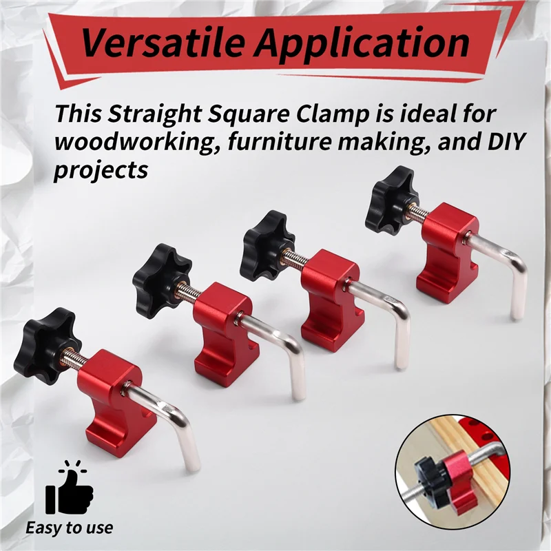 

B69C Carpenter's Right Angle Positioning Sleeve Straight Square Clamp Positioning Plate Square Right Angle Clamp