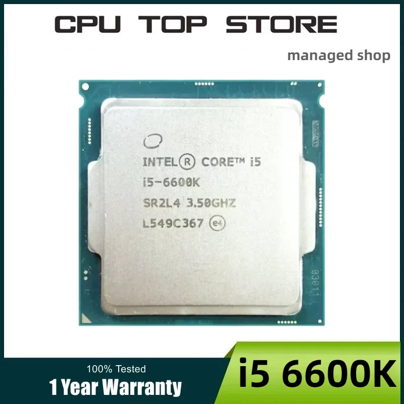 Intel Core i5 6600K 3.5GHz Quad-Core 91W CPU processor LGA 1151