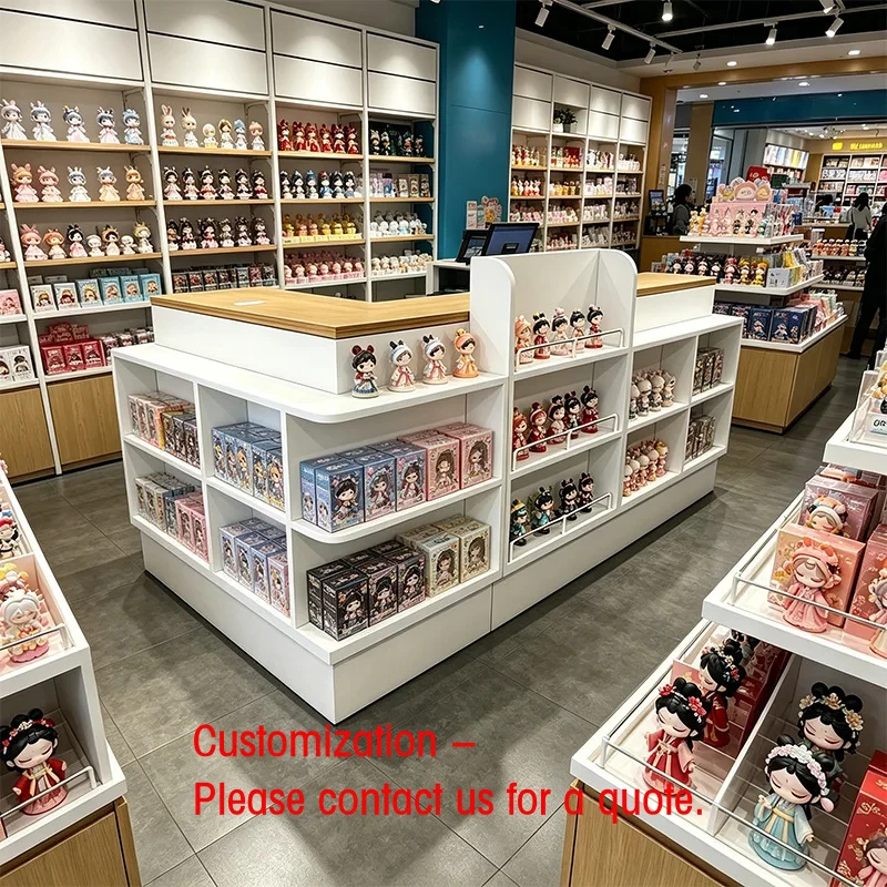custom.Premium Material Customized Sturdy Caisse Checkout Counter Luxurious Appearance Modern Design Checkout Counter